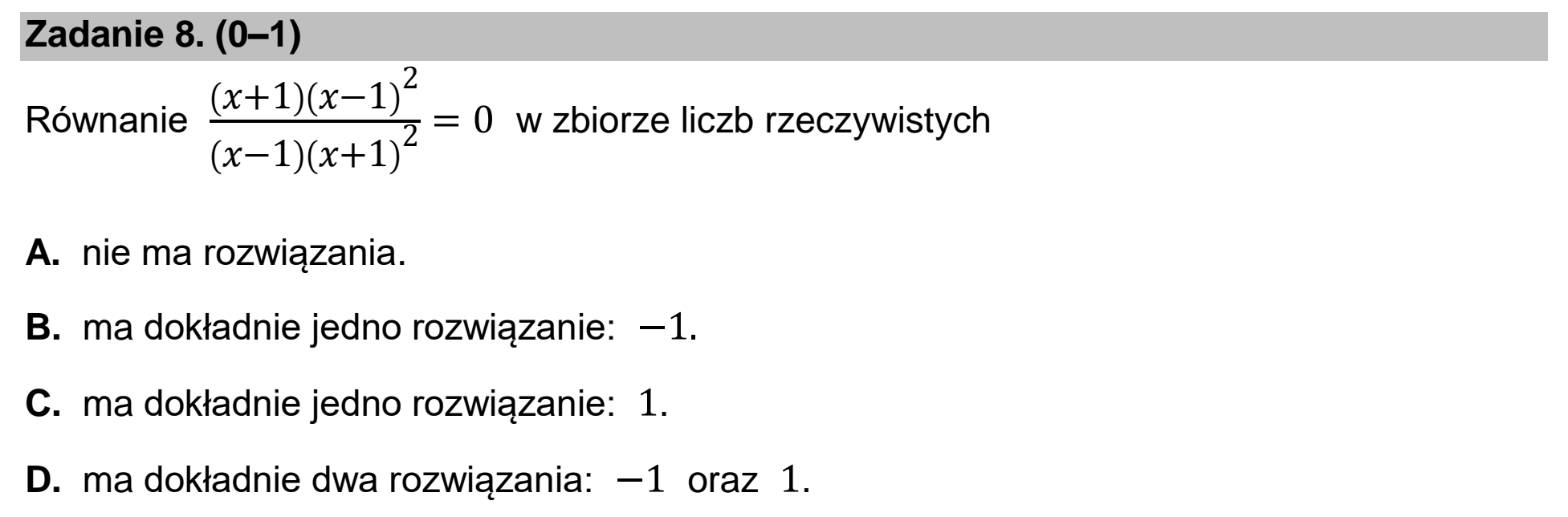 Matura, maj 2023, podgląd zadania 8