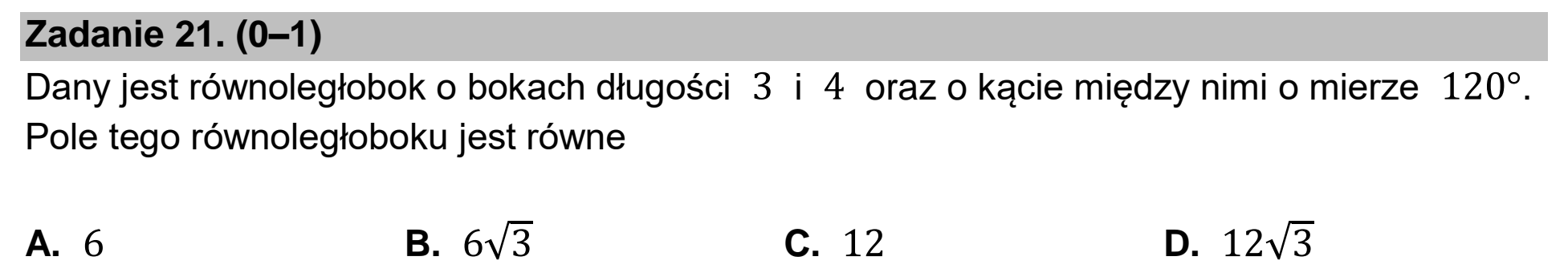 Matura, maj 2024, podgląd zadania 21