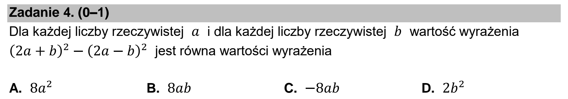 Matura, maj 2024, podgląd zadania 4
