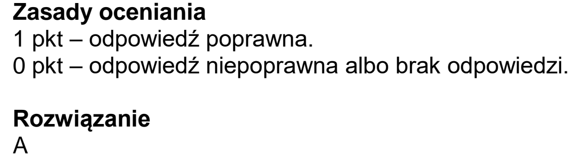 Matura próbna, marzec 2021, odpowiedź do zadania 1