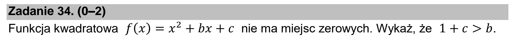 Matura próbna, marzec 2021, podgląd zadania 34
