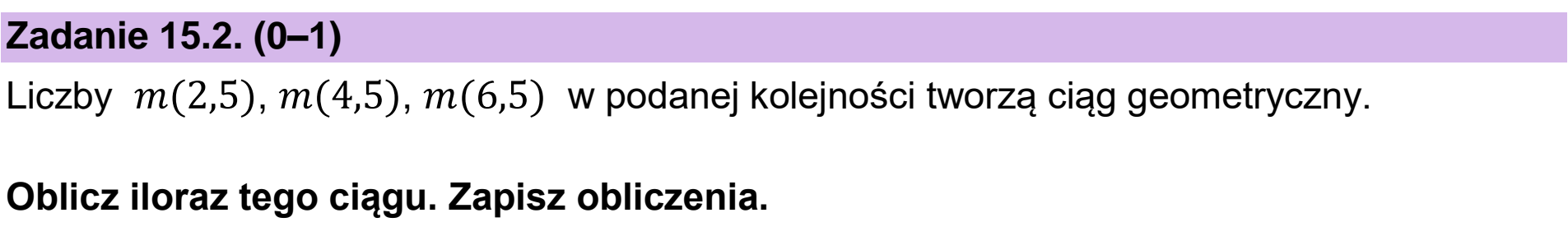 Matura dodatkowa, czerwiec 2023, zadanie 15.2