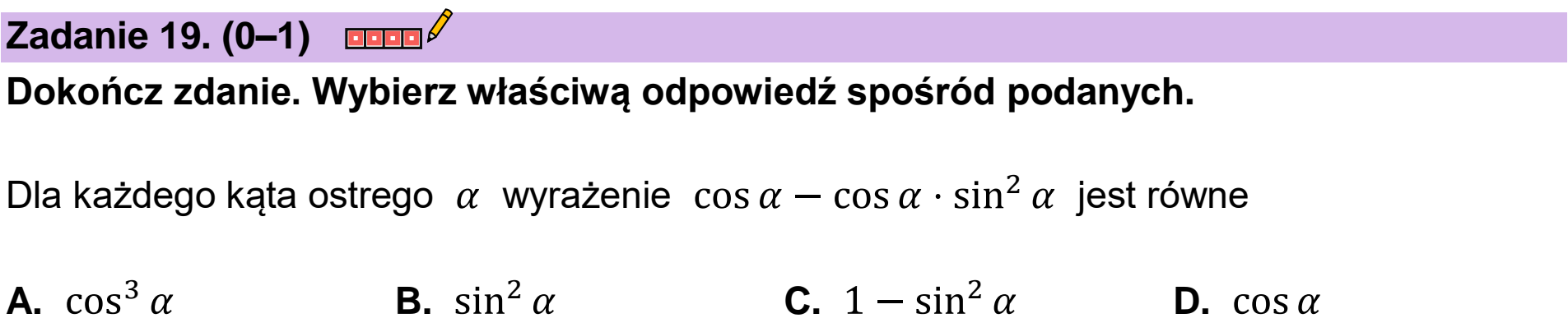 Matura dodatkowa, czerwiec 2023, podgląd zadania 19