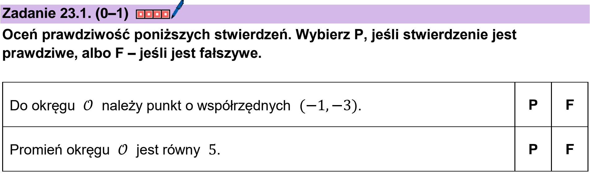 Matura dodatkowa, czerwiec 2024, zadanie 23.1