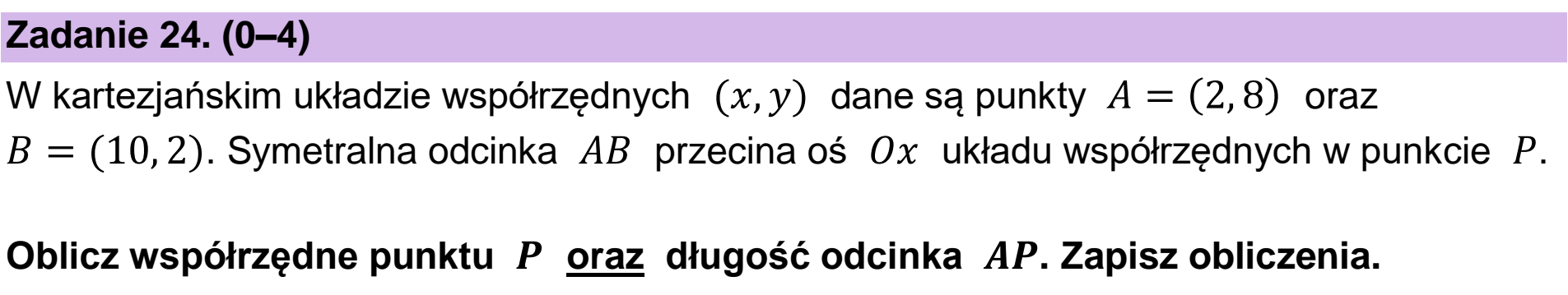 Matura dodatkowa, czerwiec 2024, podgląd zadania 24