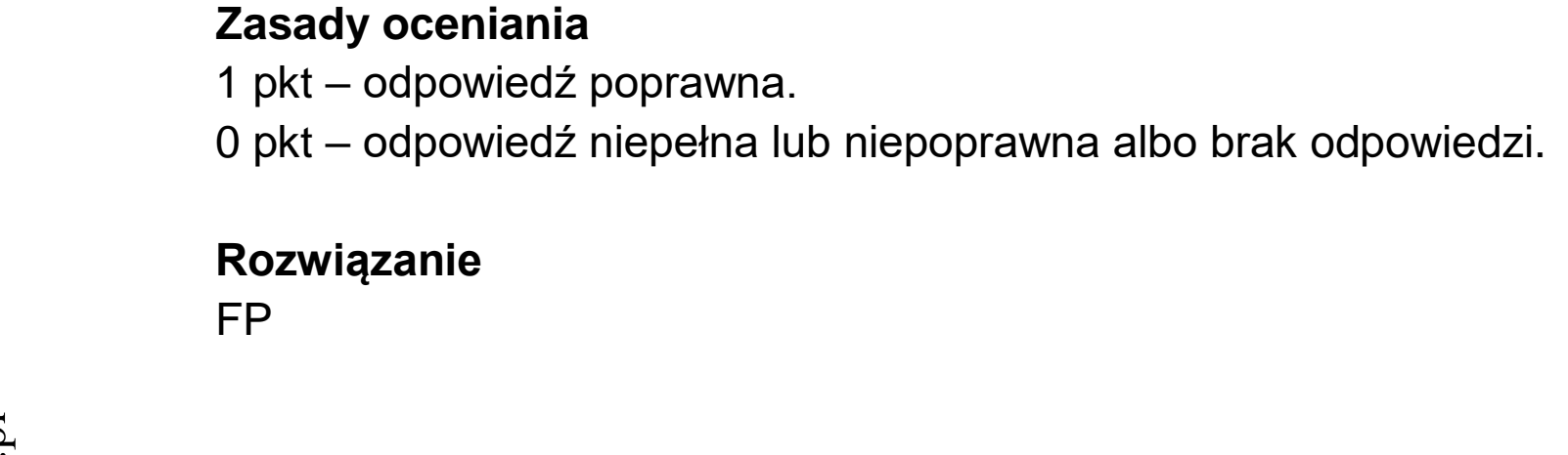 Matura dodatkowa, czerwiec 2025, odpowiedź do zadania 18