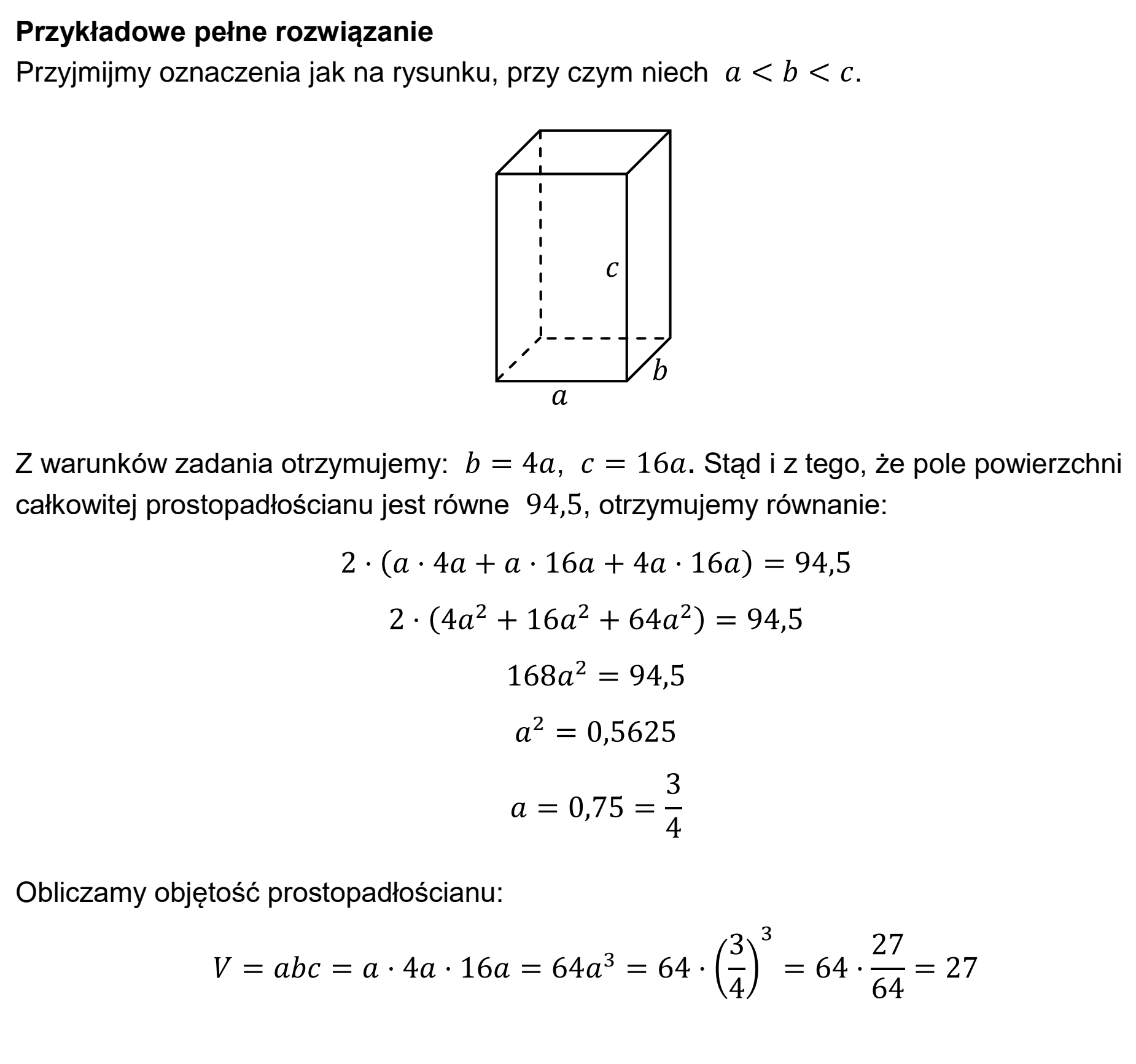 Matura dodatkowa, czerwiec 2025, odpowiedź do zadania 24, fragment 2