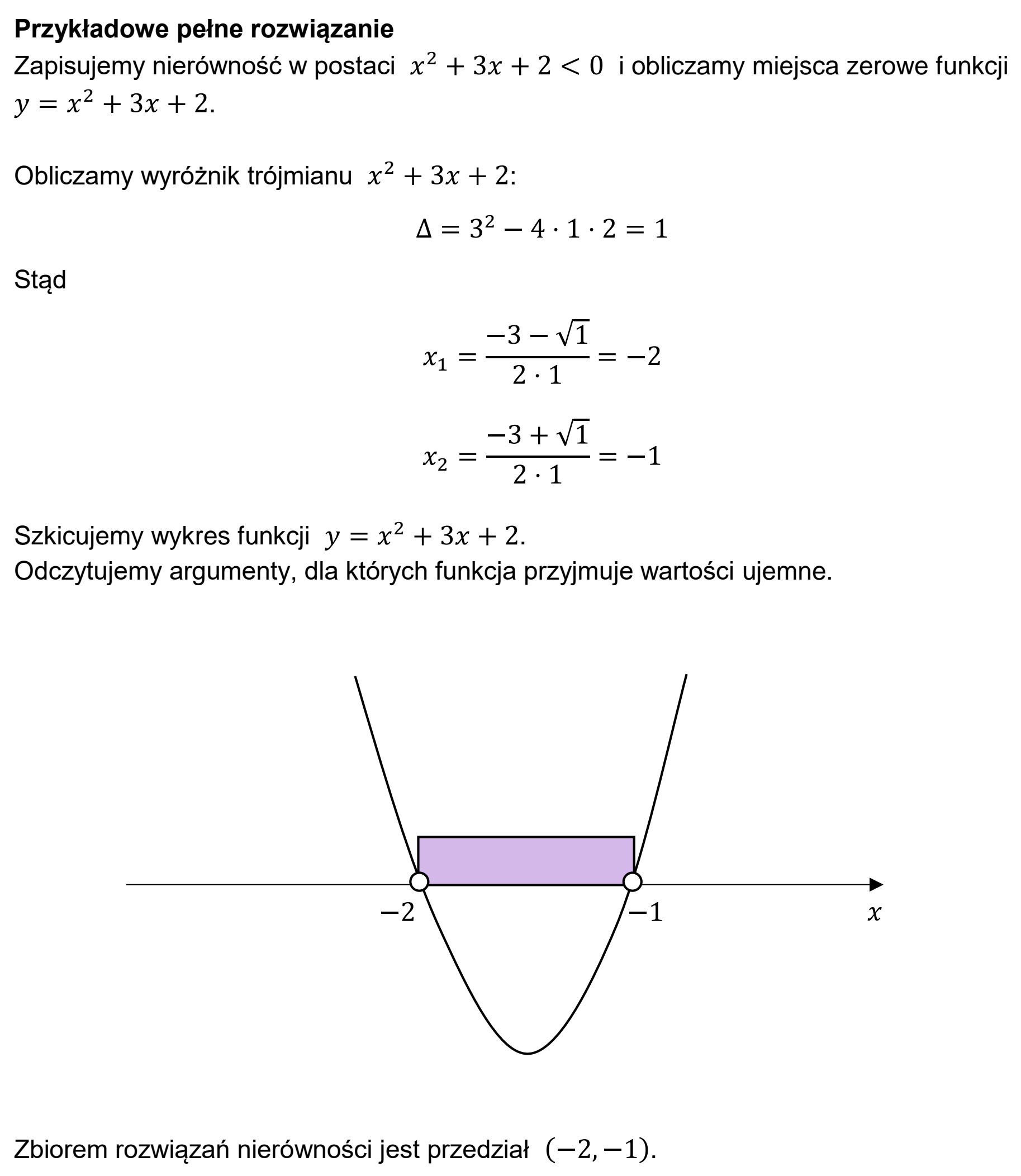 Matura dodatkowa, czerwiec 2025, odpowiedź do zadania 9, fragment 2