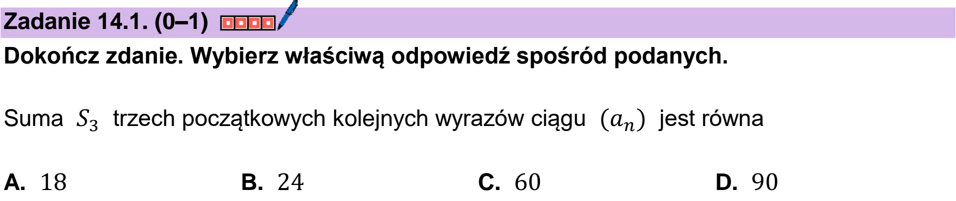 Matura dodatkowa, czerwiec 2025, zadanie 14.1