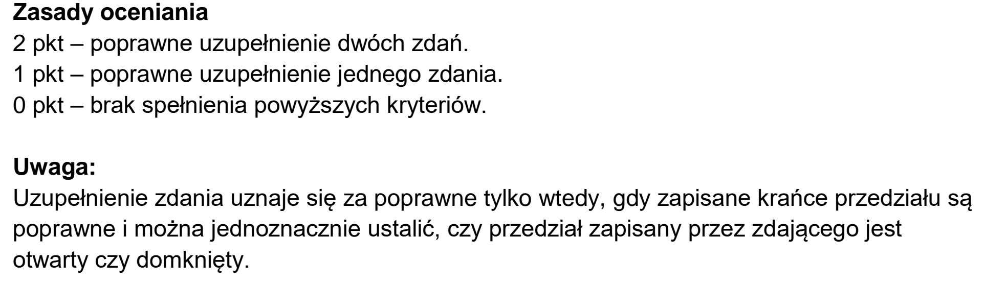 Matura dodatkowa, czerwiec 2026, odpowiedź do zadania 12.2, fragment 1