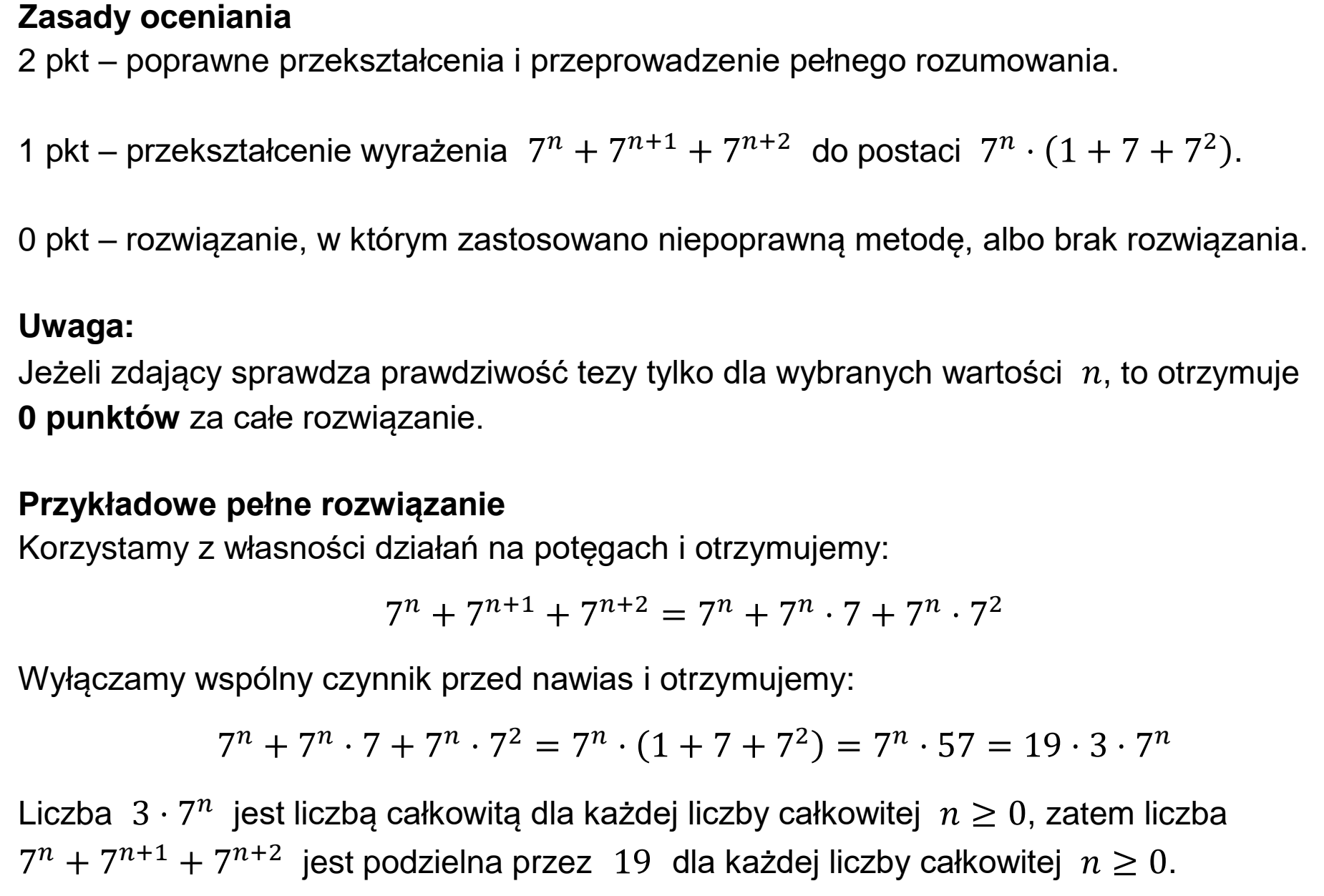 Matura dodatkowa, czerwiec 2026, odpowiedź do zadania 5