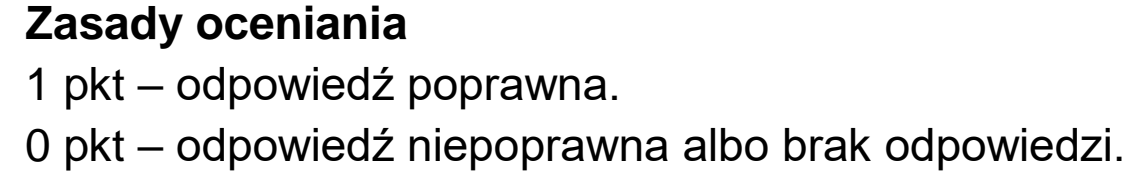 Matura próbna, grudzien 2022, odpowiedź do zadania 11