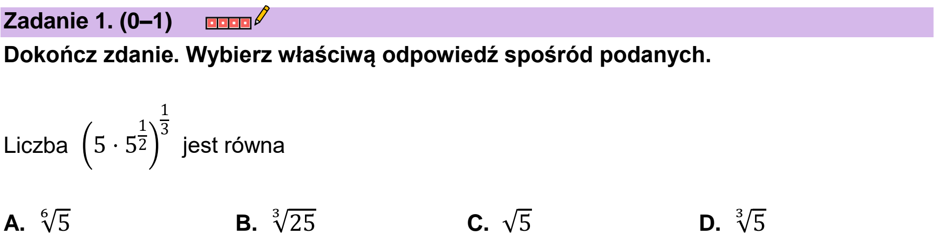 Matura próbna, grudzien 2022, podgląd zadania 1