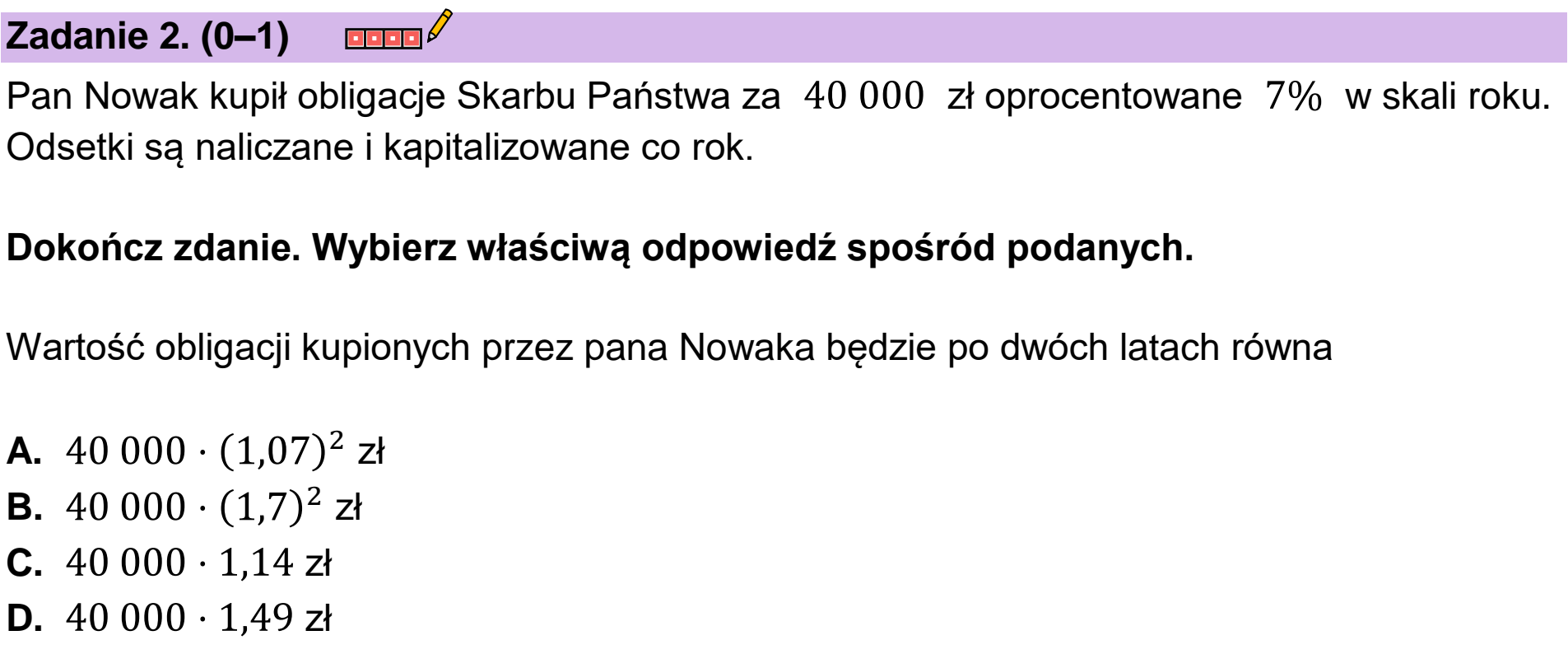 Matura próbna, grudzien 2022, podgląd zadania 2