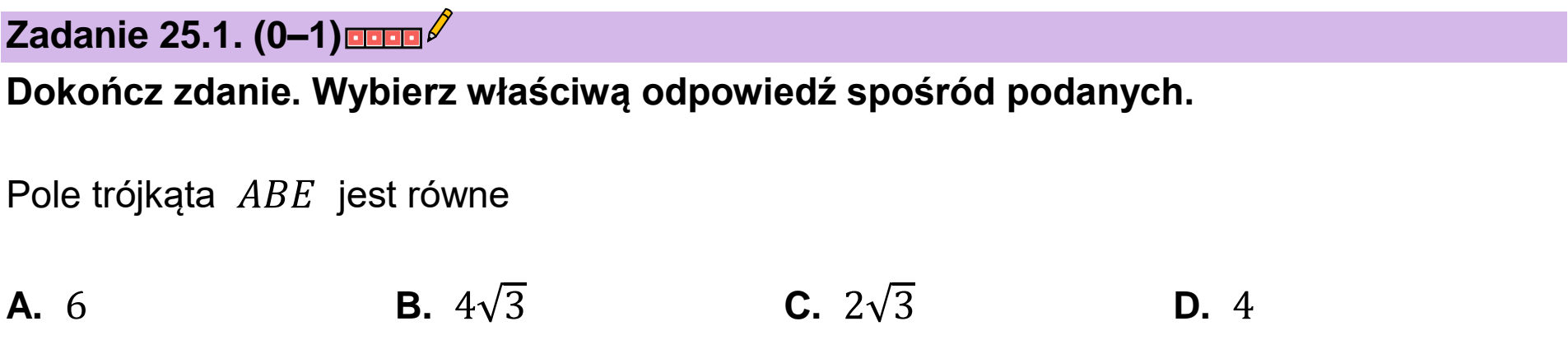 Matura próbna, grudzien 2022, zadanie 25.1