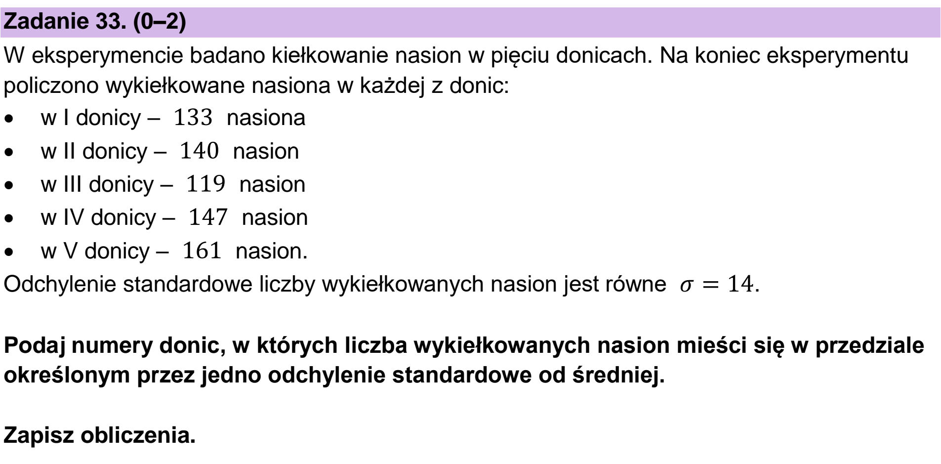 Matura próbna, grudzien 2022, podgląd zadania 33