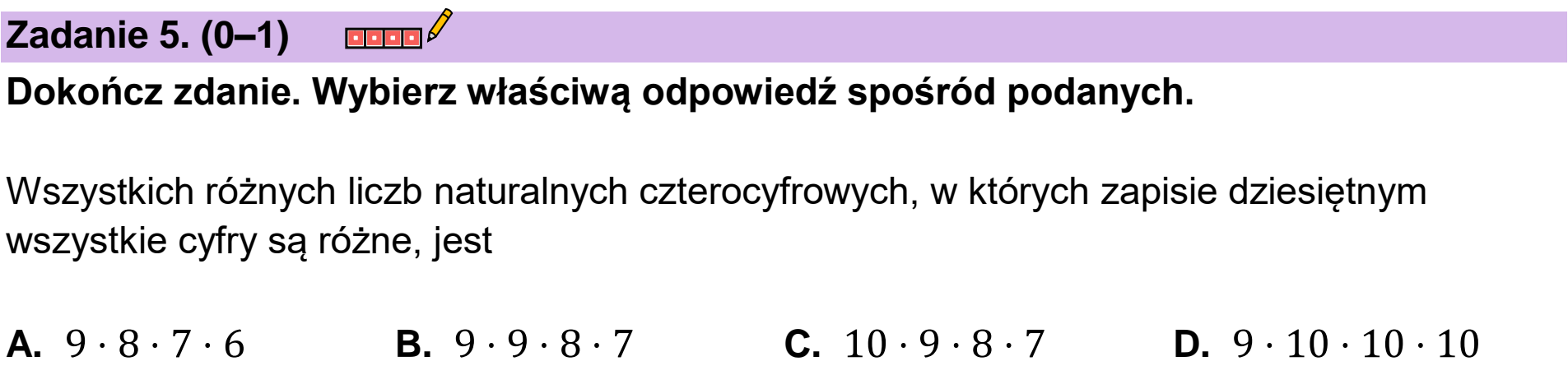 Matura próbna, grudzien 2022, podgląd zadania 5