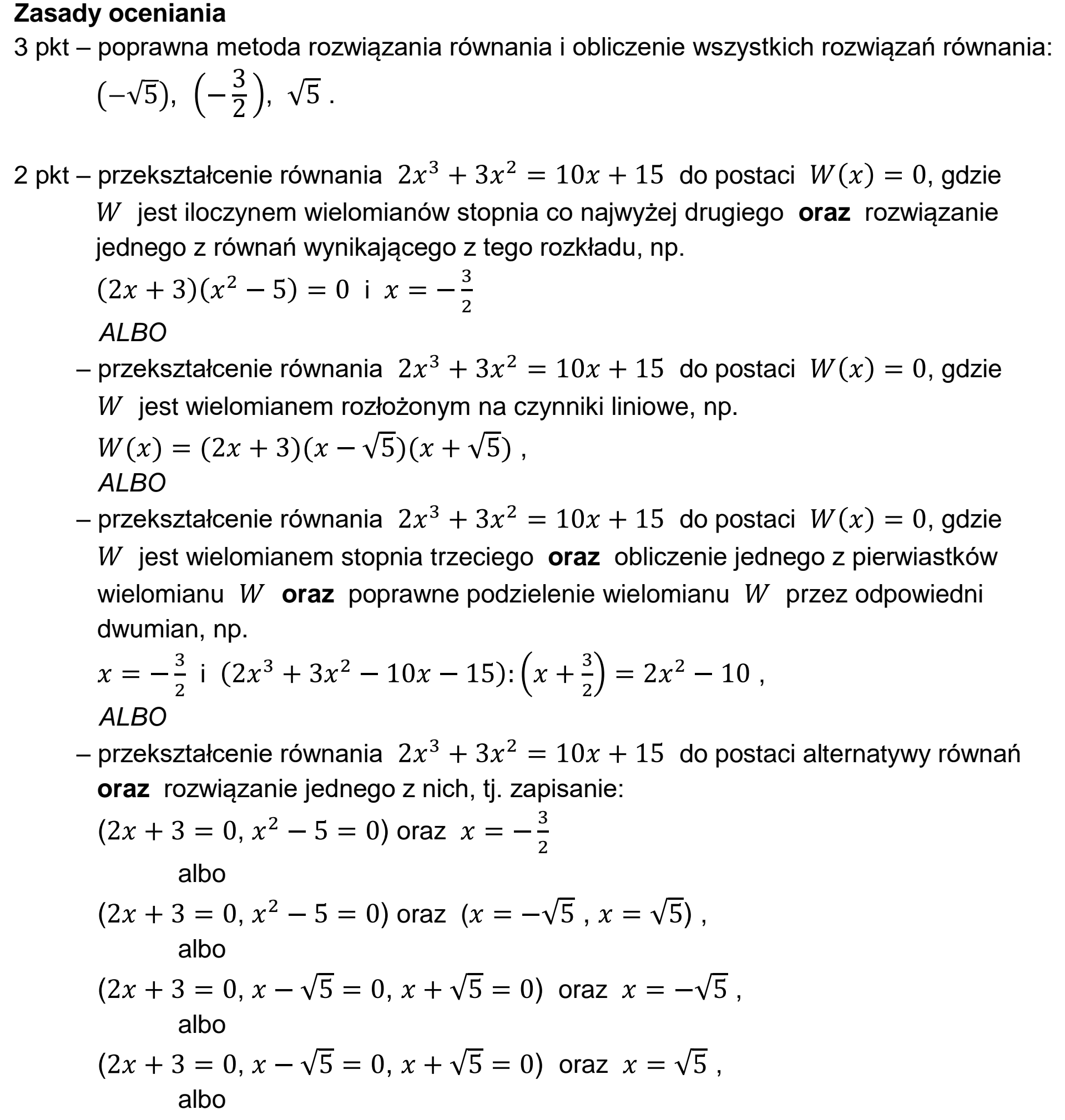 Matura próbna, grudzien 2023, odpowiedź do zadania 9, fragment 1
