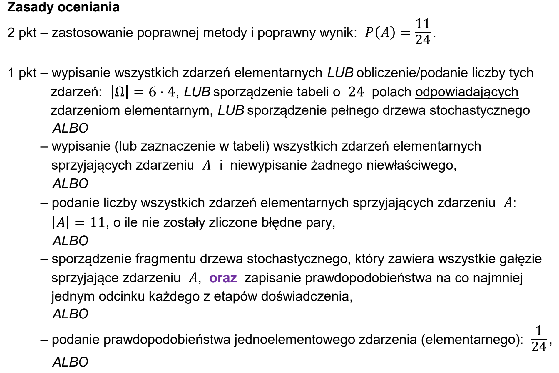 Matura próbna, grudzien 2024, odpowiedź do zadania 28, fragment 1