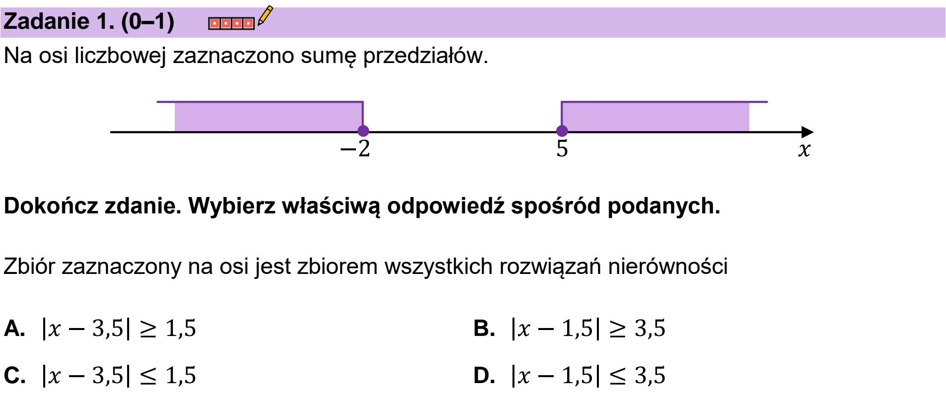 Matura, maj 2023, podgląd zadania 1