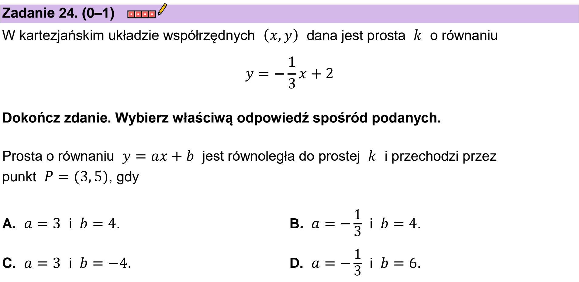 Matura, maj 2023, podgląd zadania 24