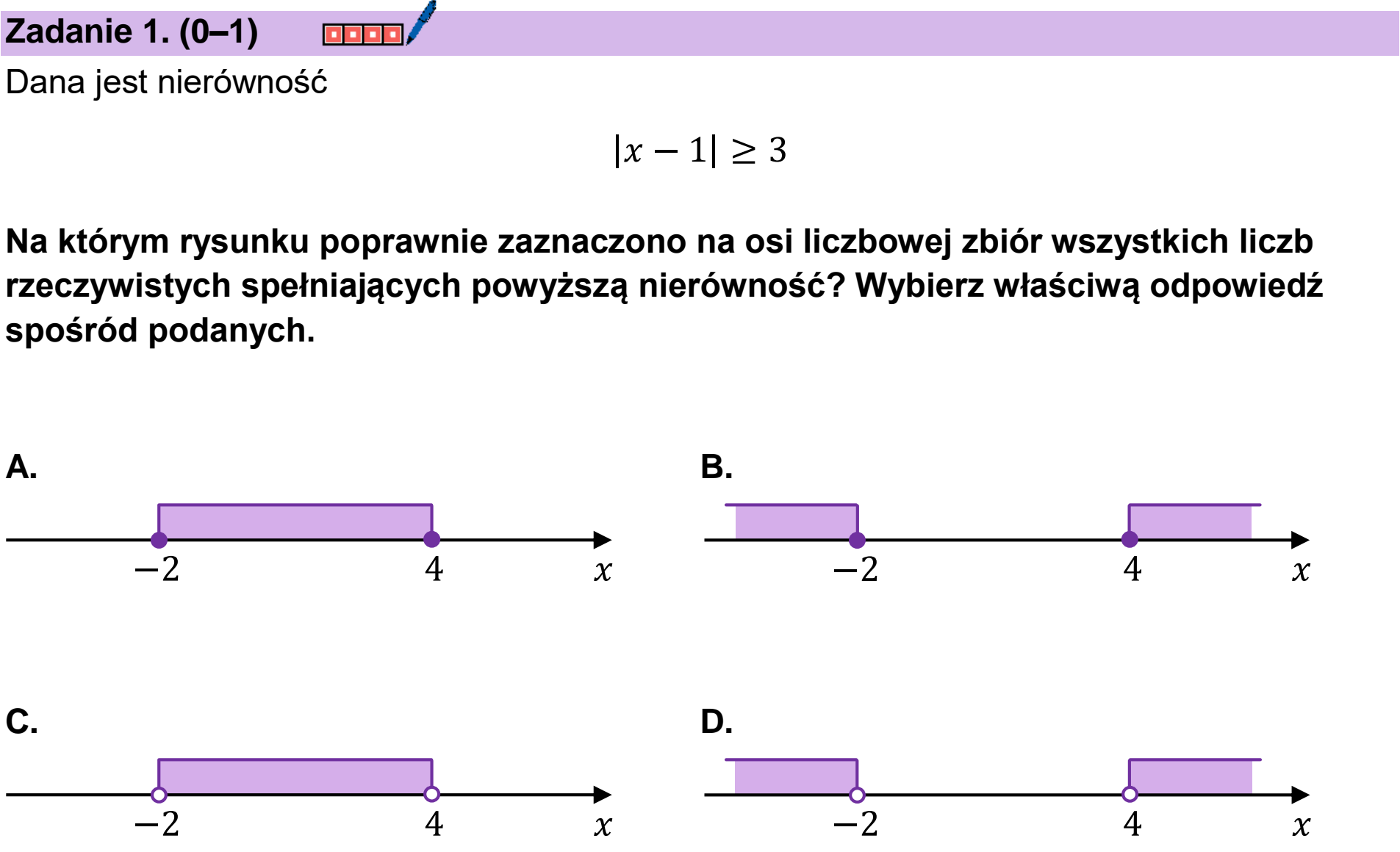 Matura, maj 2024, podgląd zadania 1