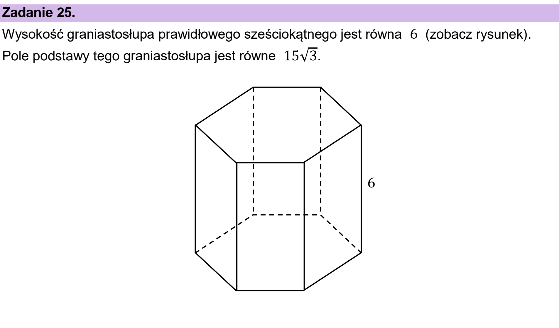 Matura, maj 2024, wstęp zadania 25