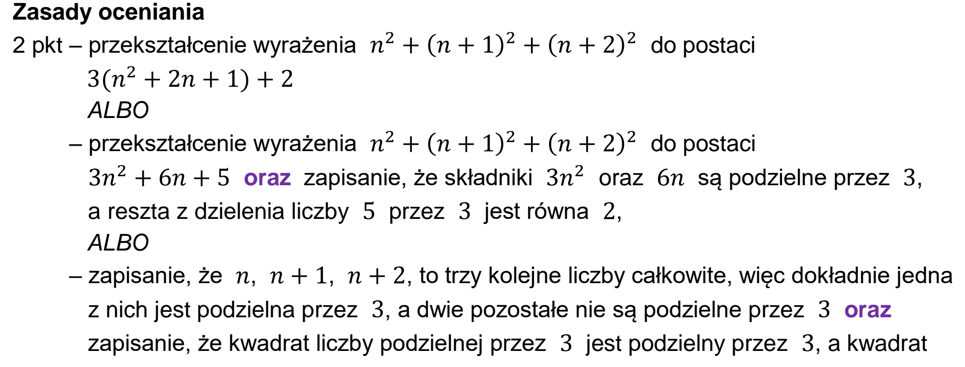 Matura, maj 2024, odpowiedź do zadania 3, fragment 1