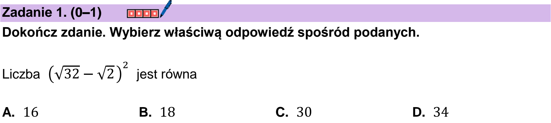 Matura, maj 2025, podgląd zadania 1