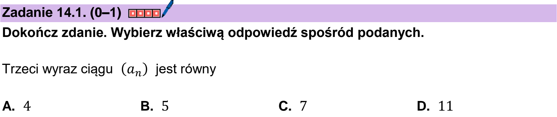 Matura, maj 2025, zadanie 14.1