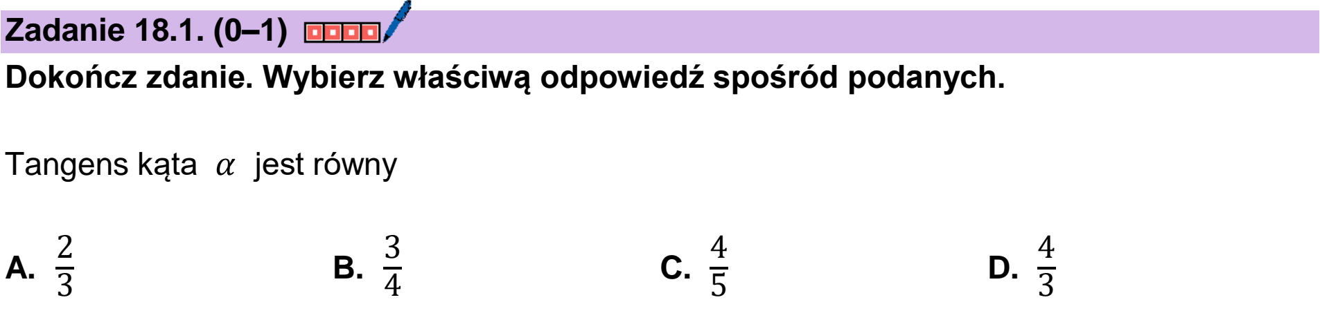 Matura, maj 2025, zadanie 18.1
