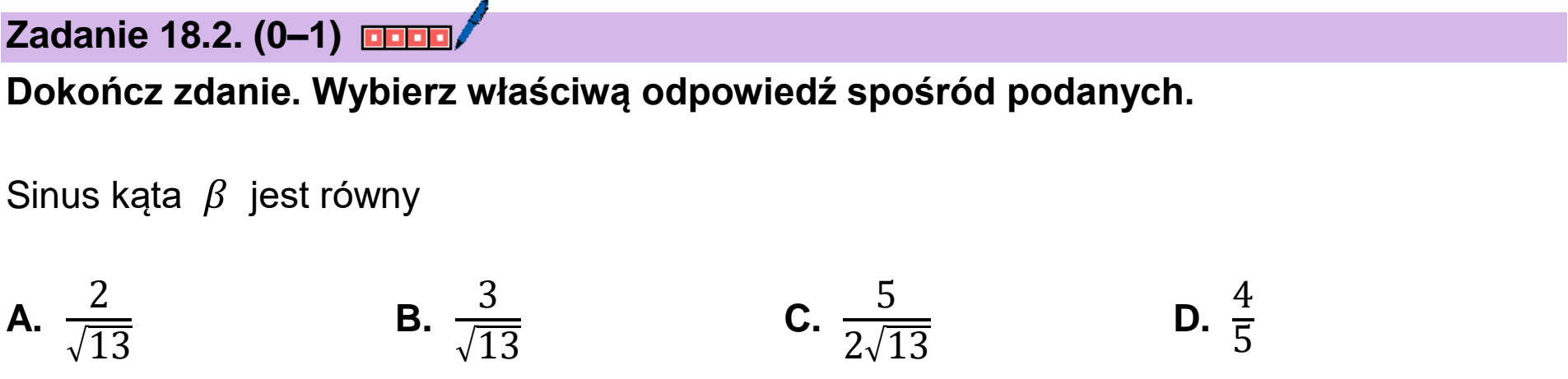 Matura, maj 2025, zadanie 18.2