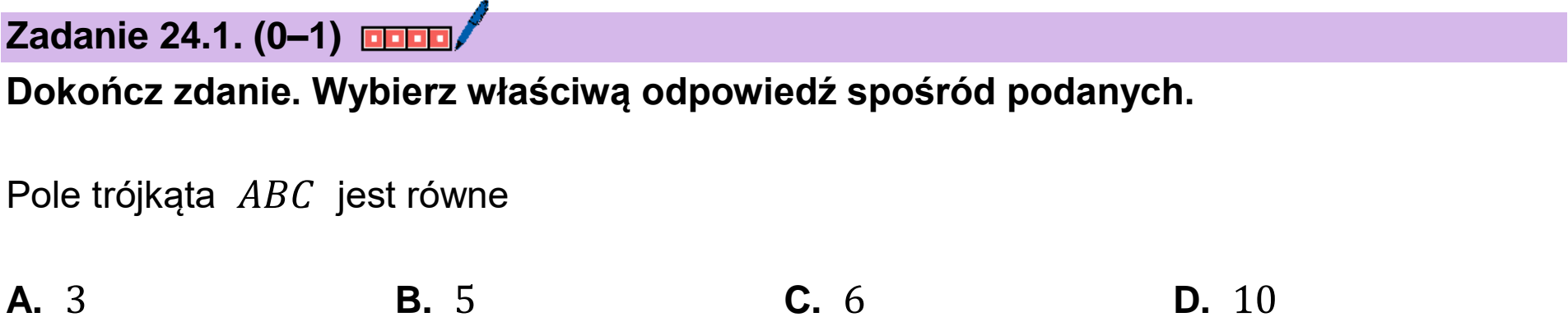 Matura, maj 2026, zadanie 24.1