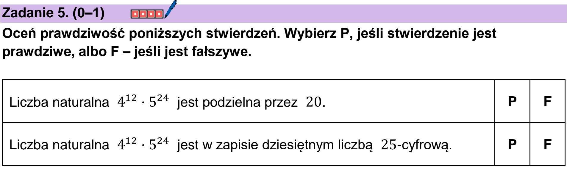 Matura, maj 2026, podgląd zadania 5