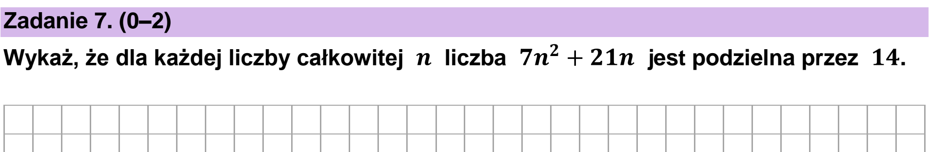 Matura, maj 2026, podgląd zadania 7