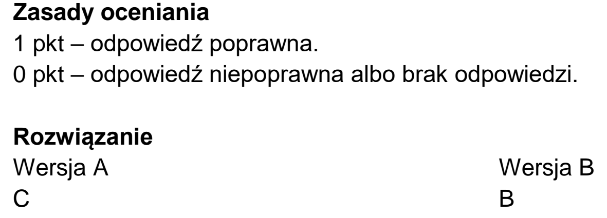 Matura, maj 2026, odpowiedź do zadania 32