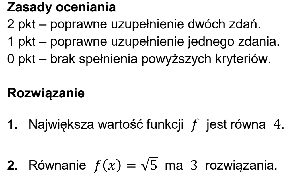 Matura próbna, marzec 2026, odpowiedź do zadania 11.2