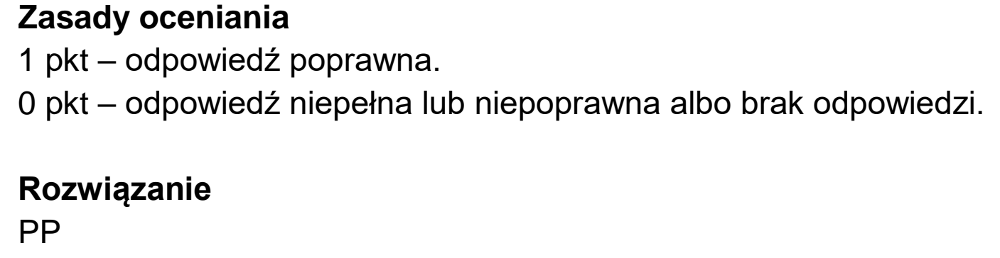 Matura próbna, marzec 2026, odpowiedź do zadania 9
