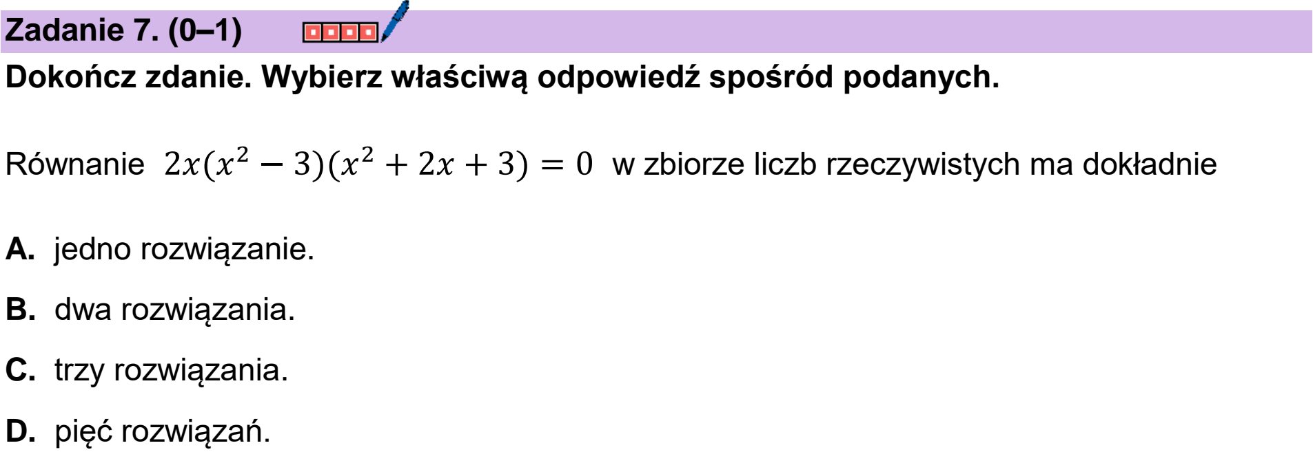 Matura próbna, marzec 2026, podgląd zadania 7