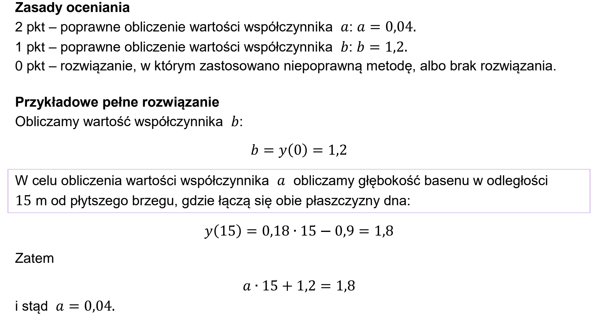 Matura próbna, wrzesien 2022, odpowiedź do zadania 12.2