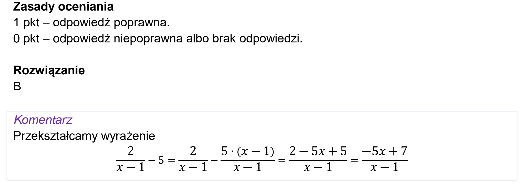 Matura próbna, wrzesien 2022, odpowiedź do zadania 4