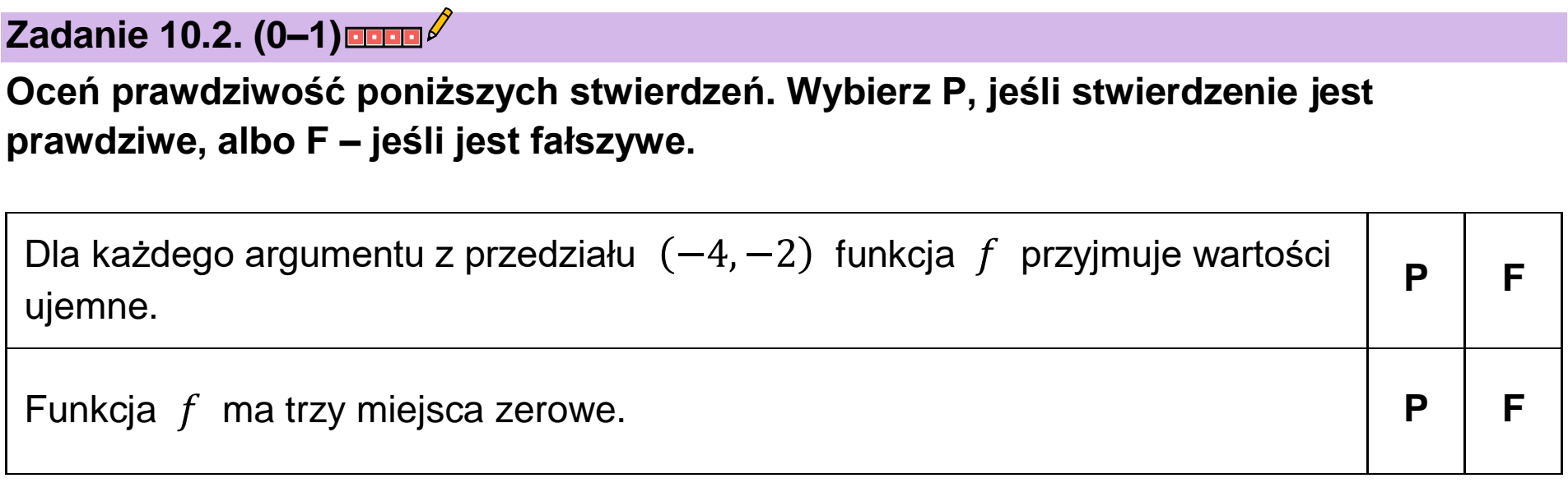 Matura próbna, wrzesien 2022, zadanie 10.2