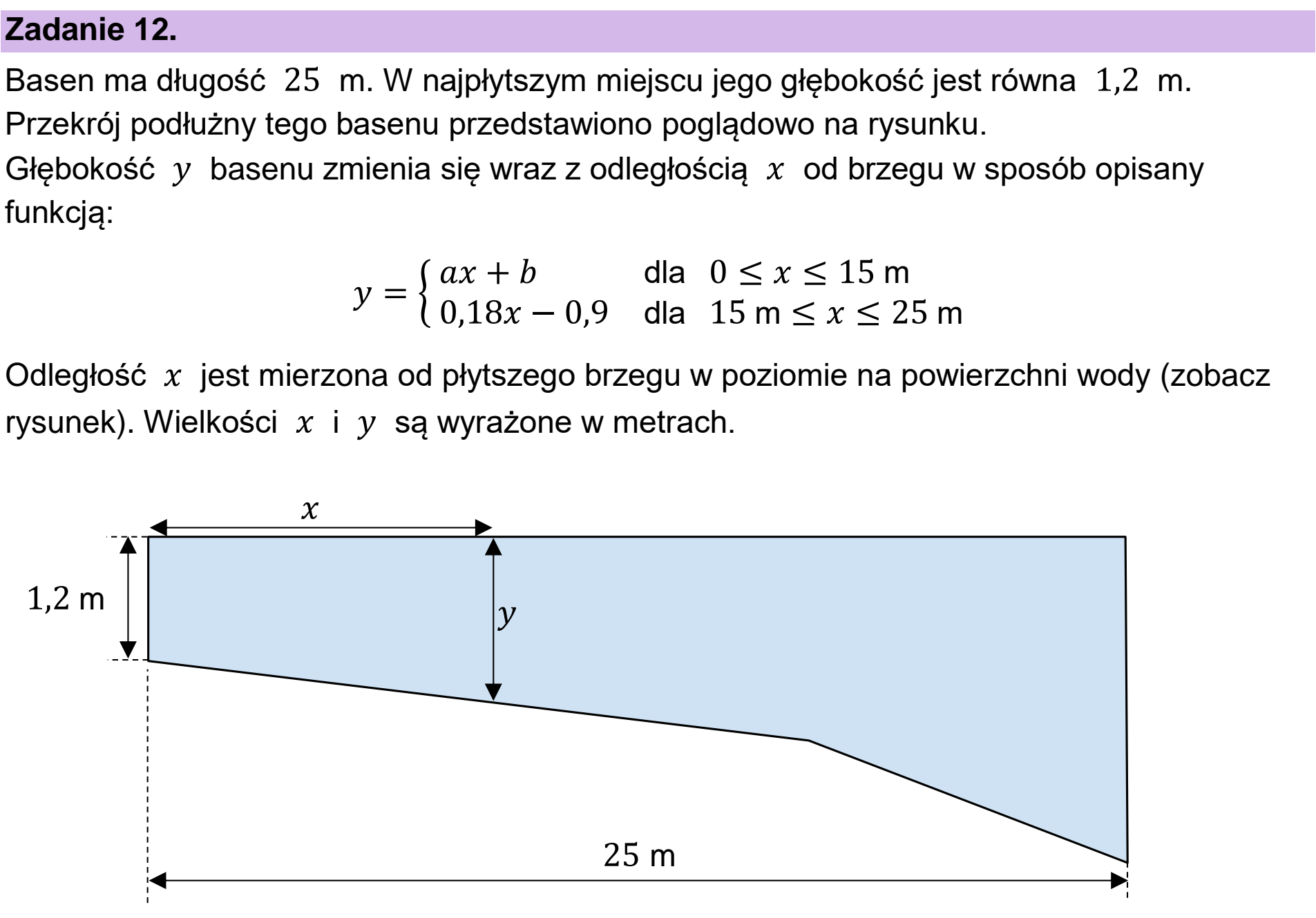 Matura próbna, wrzesien 2022, wstęp zadania 12
