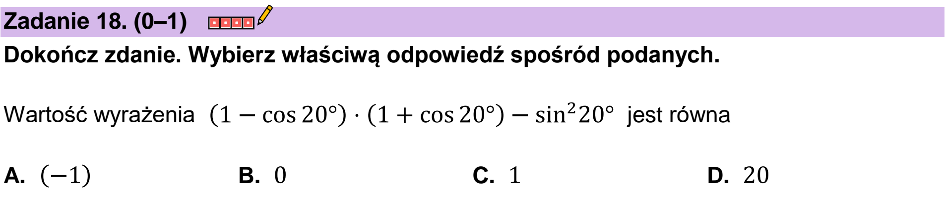 Matura próbna, wrzesien 2022, podgląd zadania 18