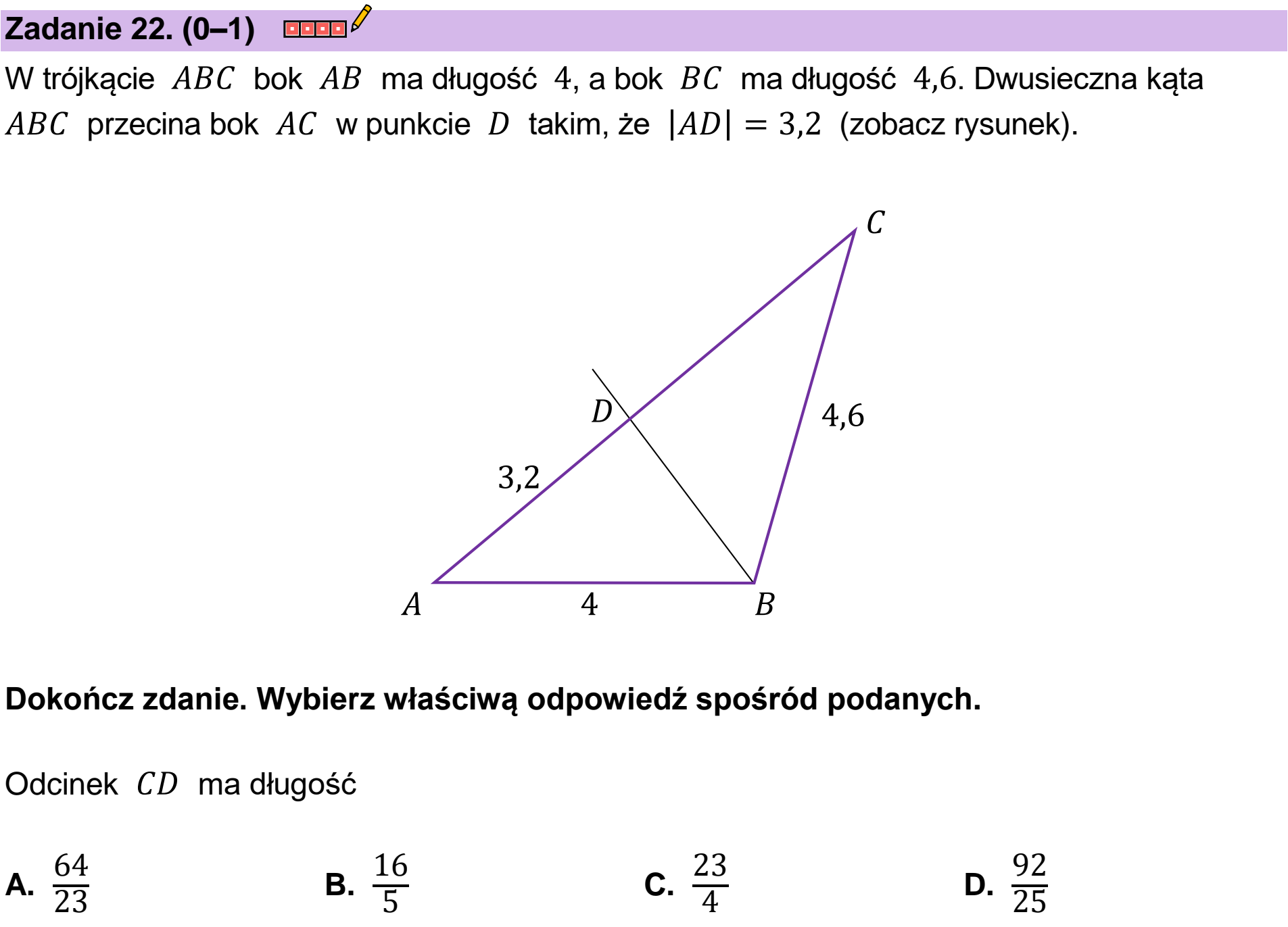 Matura próbna, wrzesien 2022, zadanie 22