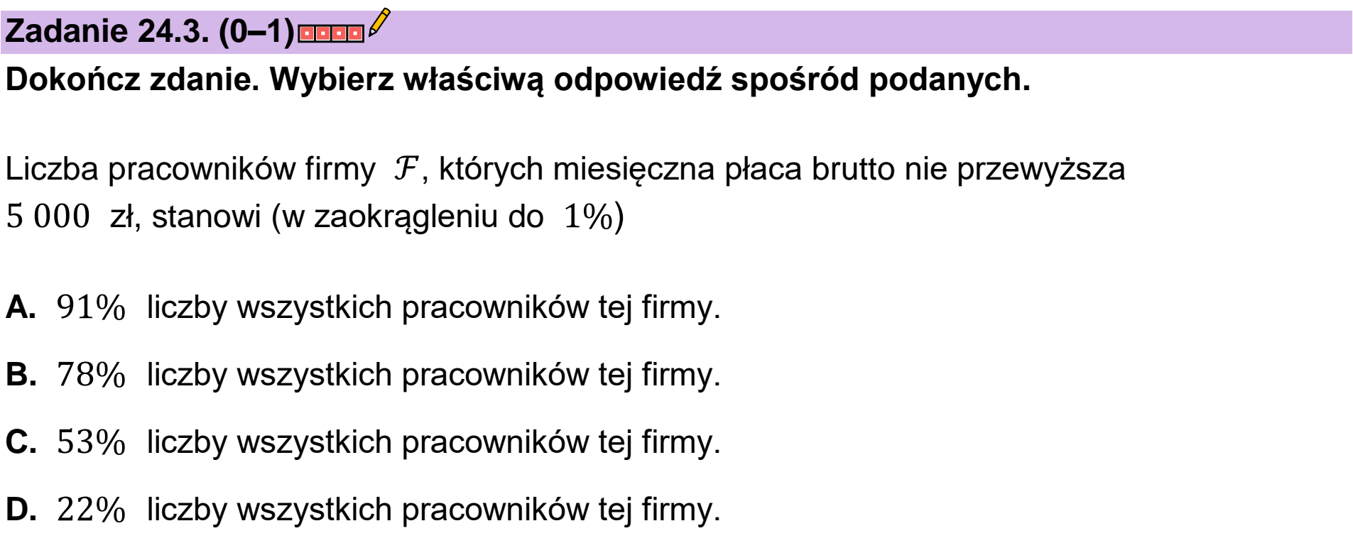 Matura próbna, wrzesien 2022, zadanie 24.3