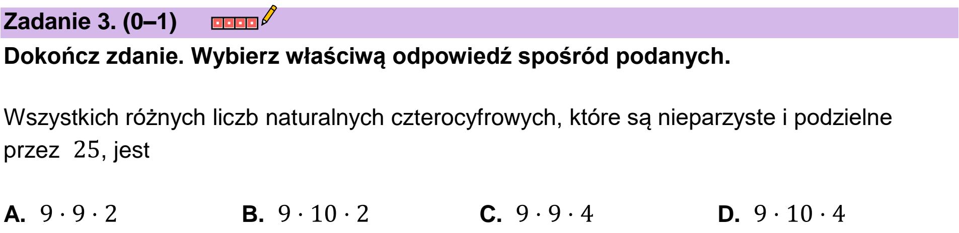 Matura próbna, wrzesien 2022, zadanie 3