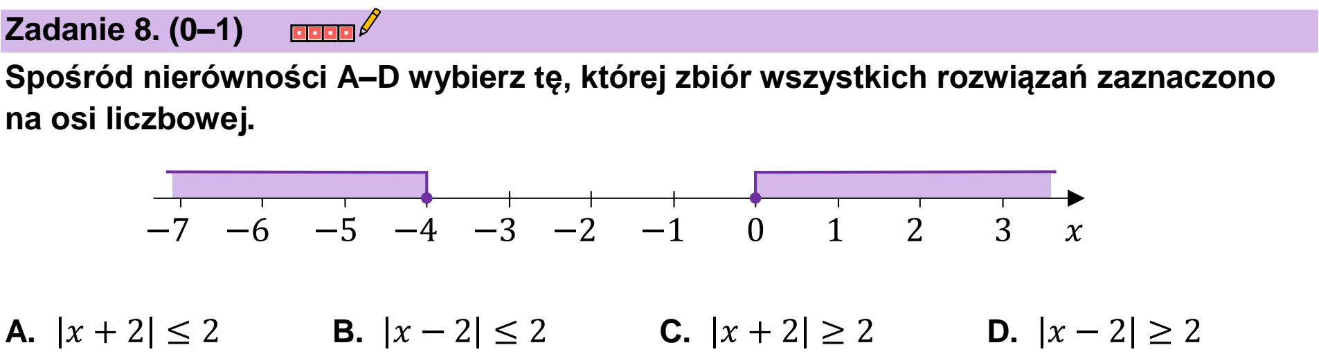 Matura próbna, wrzesien 2022, zadanie 8