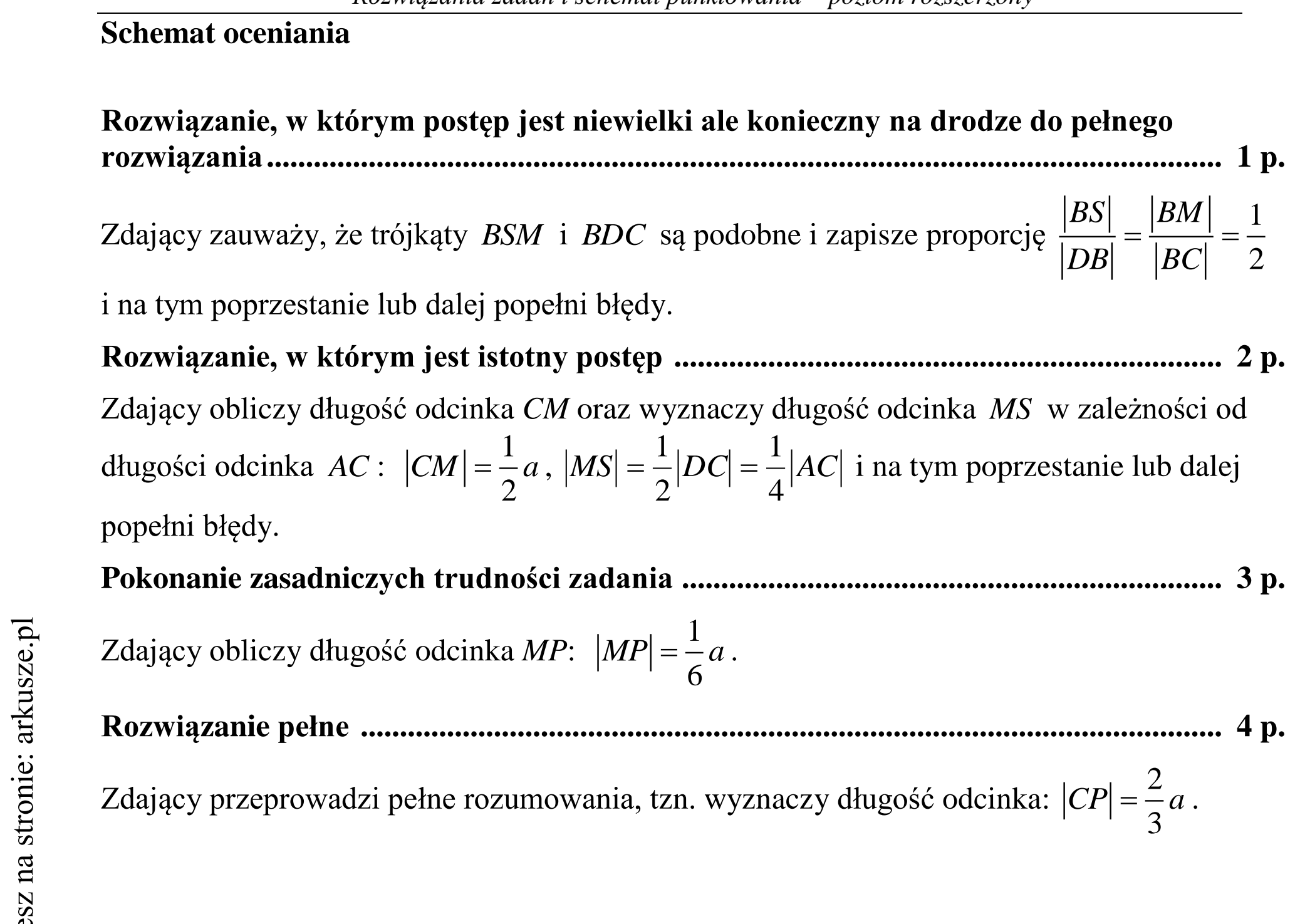 Matura dodatkowa, czerwiec 2015, odpowiedź do zadania 12, fragment 2