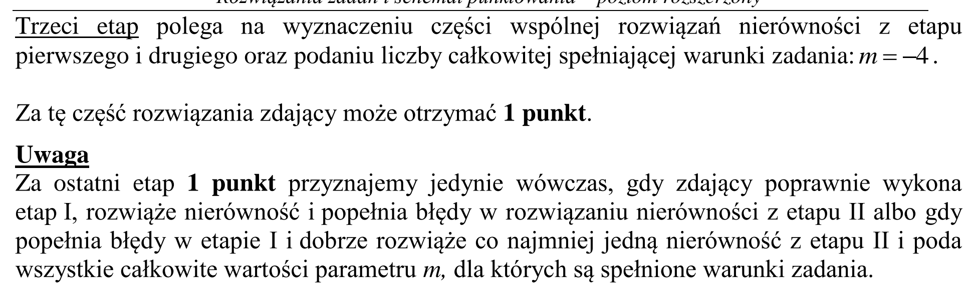 Matura dodatkowa, czerwiec 2015, odpowiedź do zadania 15, fragment 3